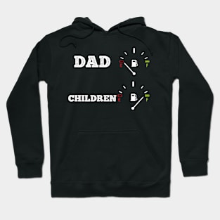 Funny dad father children baby family gift idea Hoodie